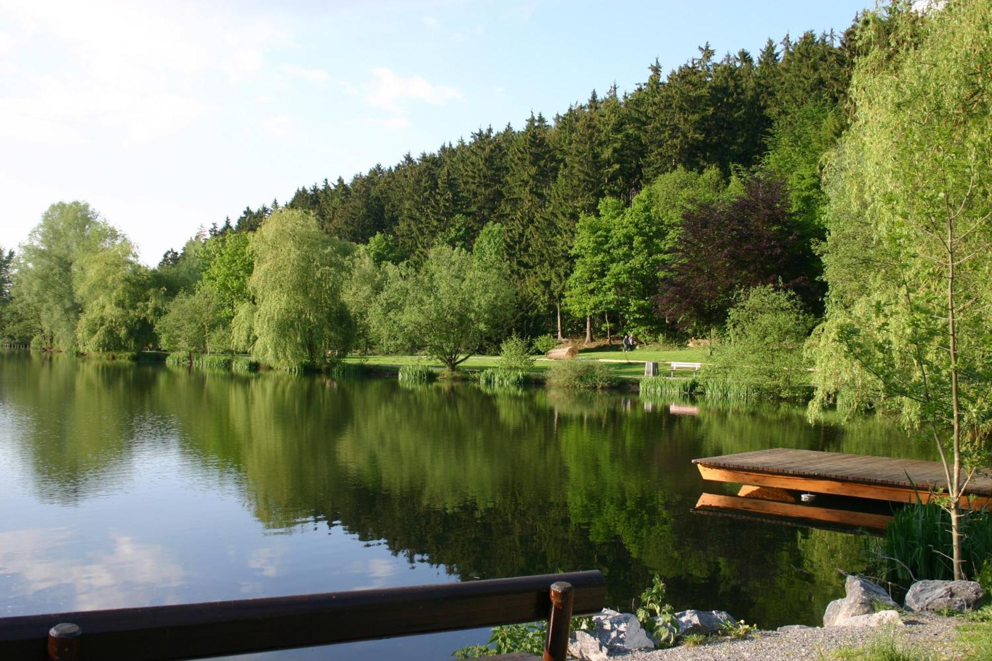 Ferienwohnung "Kirchblick" Im Ferienhaus Blumenhain บาดวึนเน็นแบร์ก ภายนอก รูปภาพ